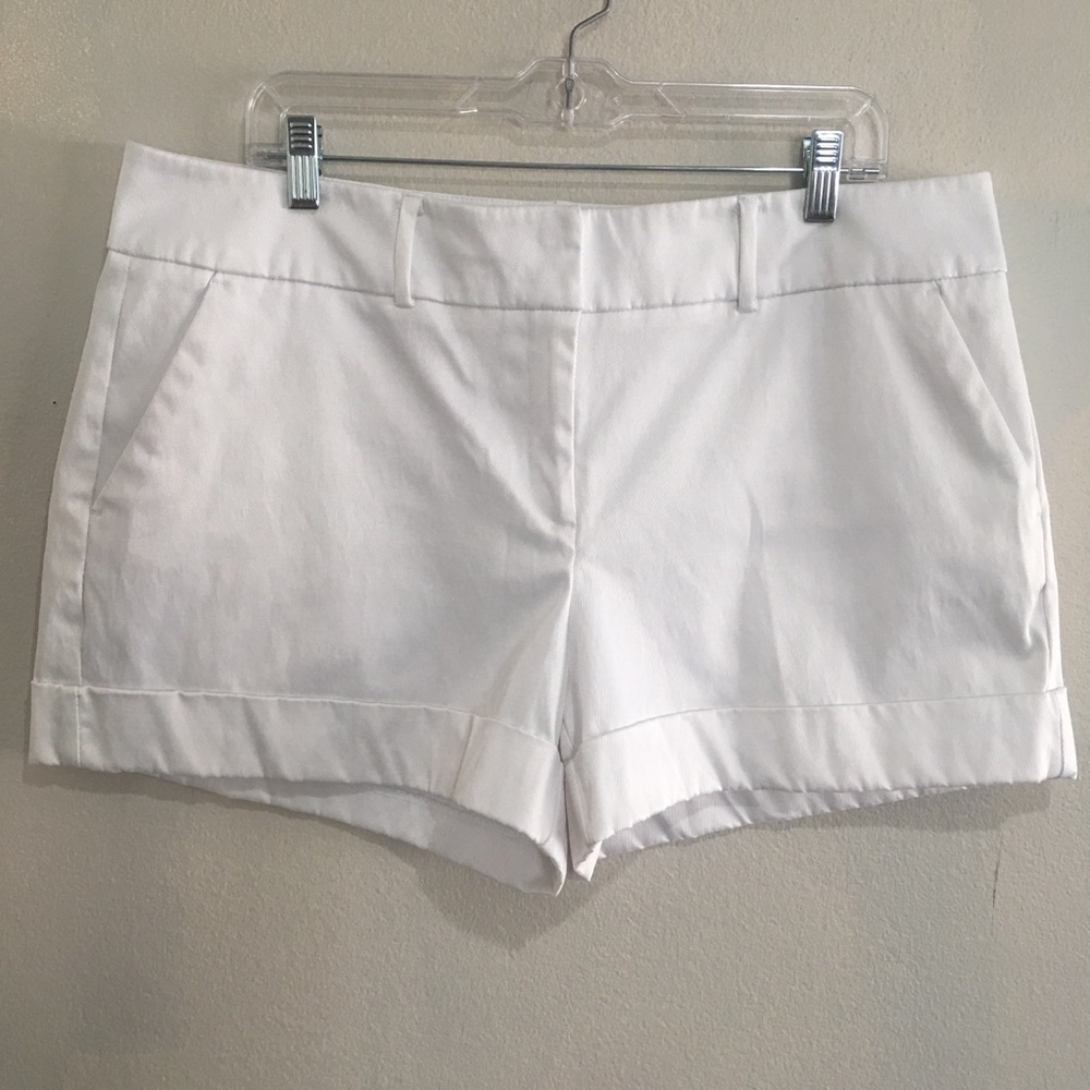 New York & Company White Shorts